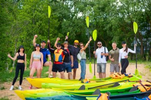 корпоративный сплав по Ислочи